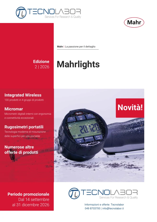 Copertina del catalogo Tecnolabor Mahrlights 2/2026